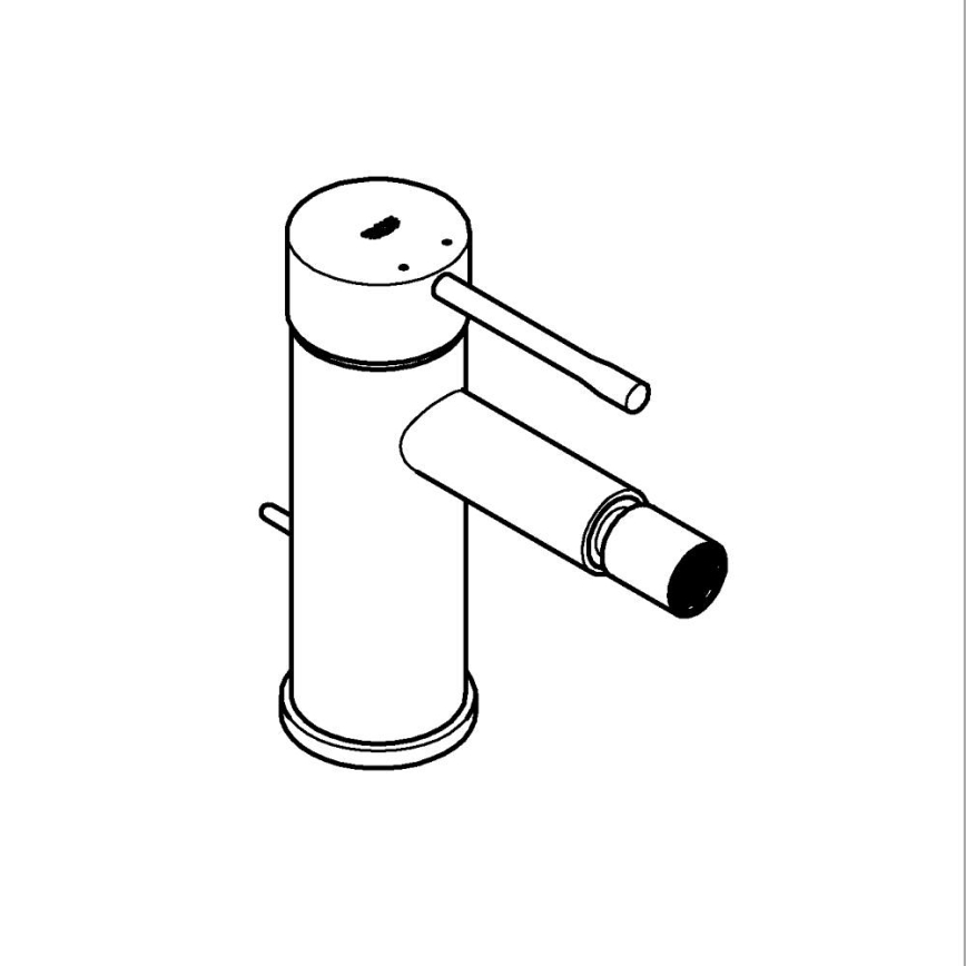 GROHE 32935DC1 - Torneira para bidé ESSENCE em aço inoxidável