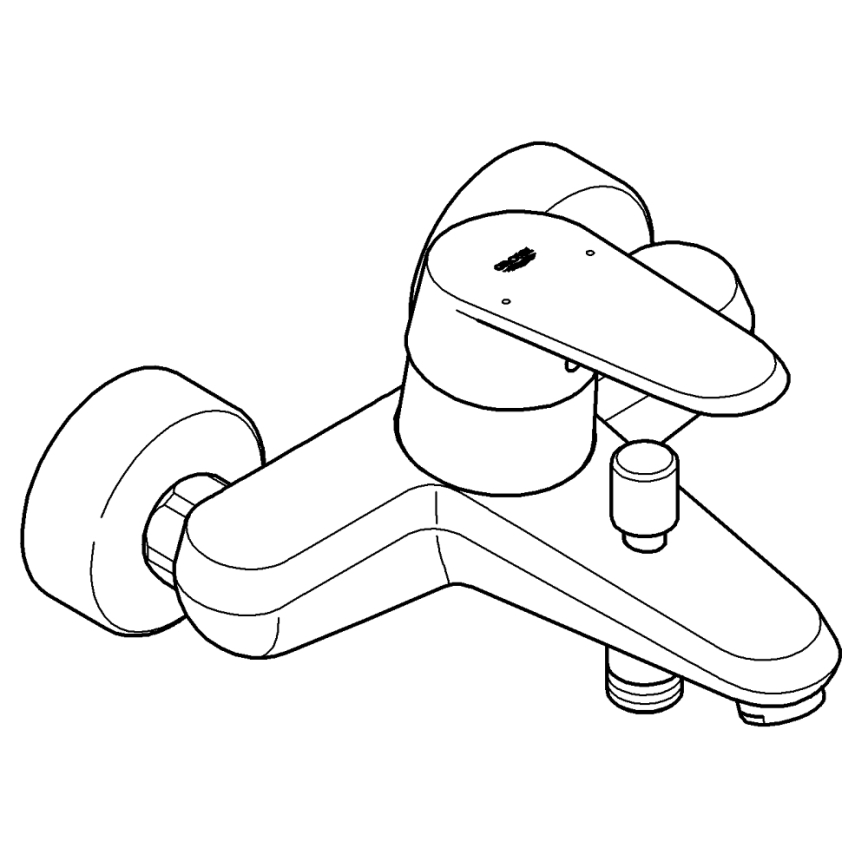 GROHE 33390002 - Misturador para banheira EURODISC COSMOPOLITAN DN 15 cromo brilhante