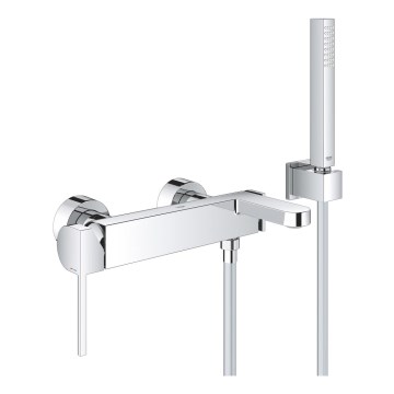 GROHE 33547003 - Conjunto de banheira com misturador PLUS, acabamento cromado brilhante