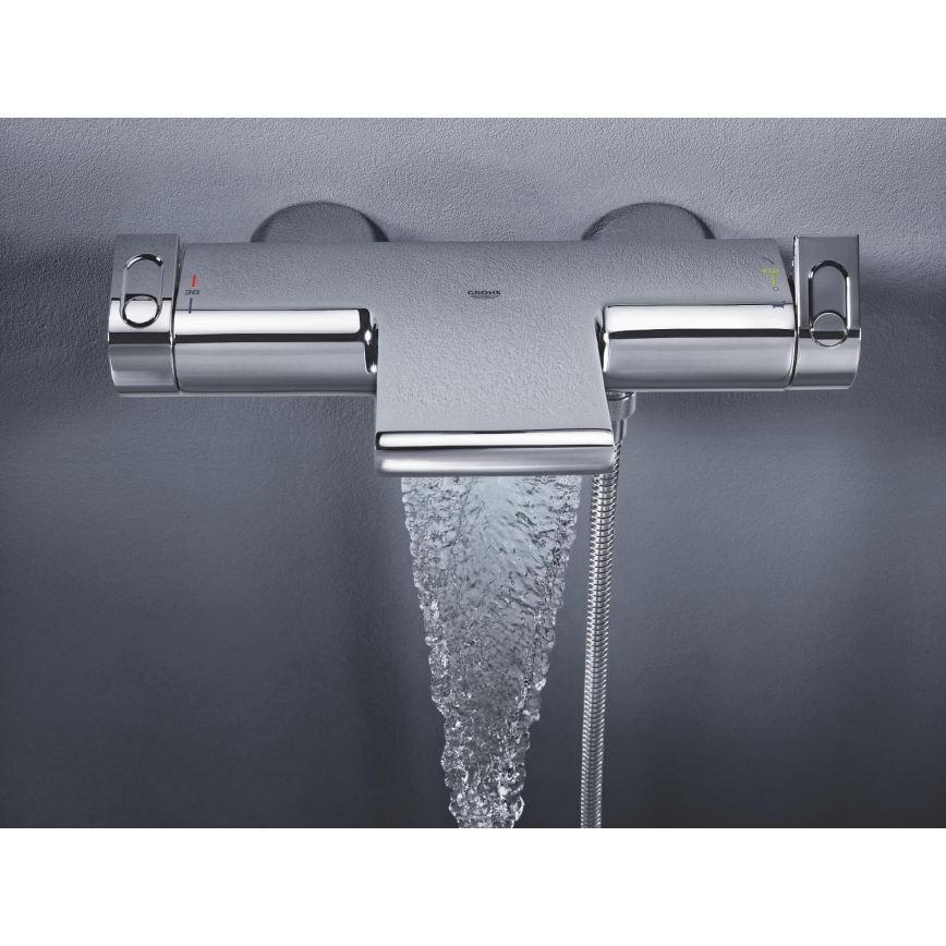 GROHE 34174001 - Misturador termostático para banheira GROHTHERM 2000, 172 mm, cromado brilhante