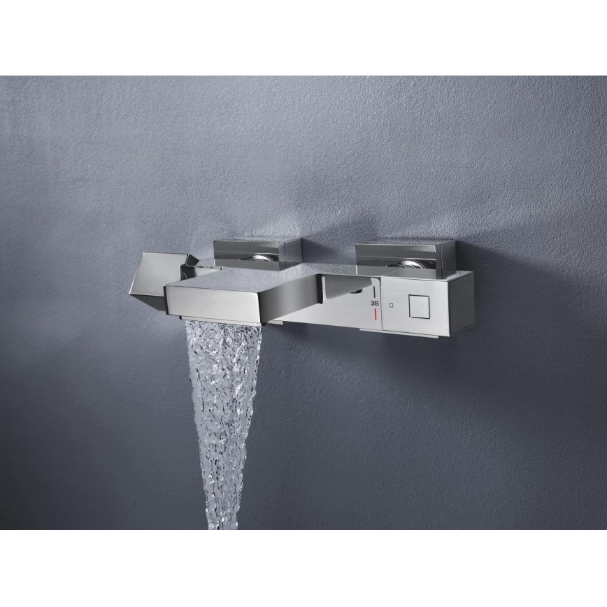 GROHE 34497000 - Misturador termostático para banheira GROHTHERM CUBE DN 15 cromado brilhante