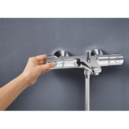 GROHE 34567000 - Misturador termostático para banheira GROHTHERM 800 DN 15 cromo brilhante