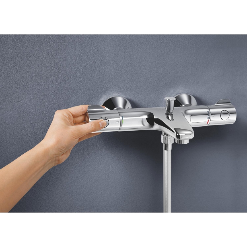 GROHE 34567000 - Misturador termostático para banheira GROHTHERM 800 DN 15 cromo brilhante
