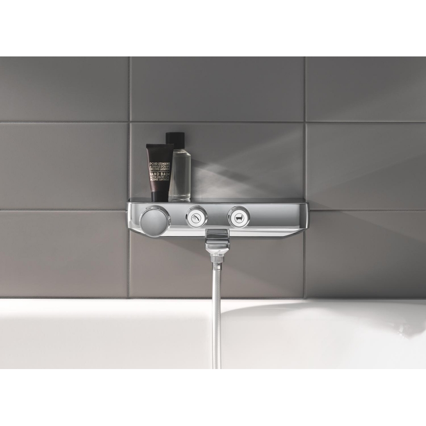 GROHE 34718000 - Misturador termostático para banheira GROHTHERM SMARTCONTROL 12” cromado