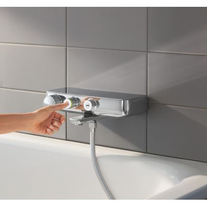 GROHE 34718000 - Misturador termostático para banheira GROHTHERM SMARTCONTROL 12” cromado
