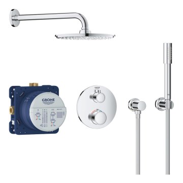 GROHE 34732000 - Conjunto de duche GROHTHERM RAINSHOWER COSMOPOLITAN 210 286 mm cromado
