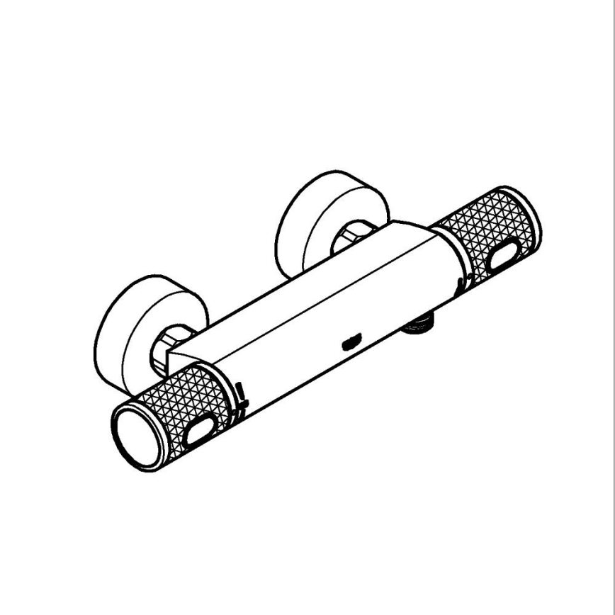 GROHE 34790000 - Bateria termostática de duche PRECISION FEEL DN 15 cromada