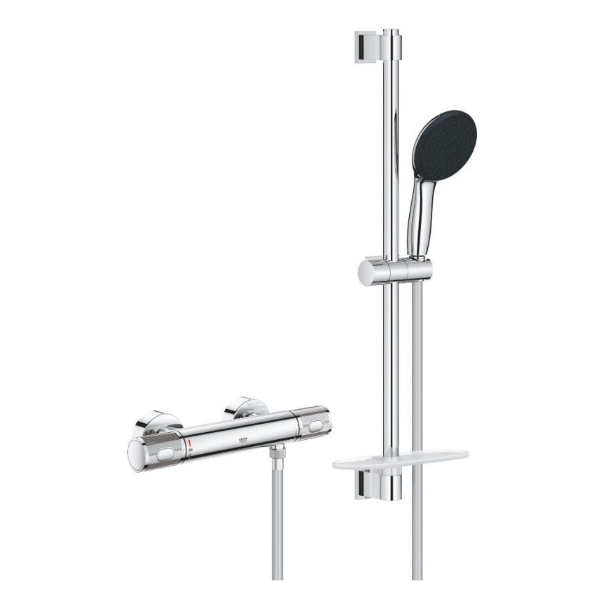 GROHE 34791001 - Conjunto de duche termostático PRECISION FEEL 600 mm cromado