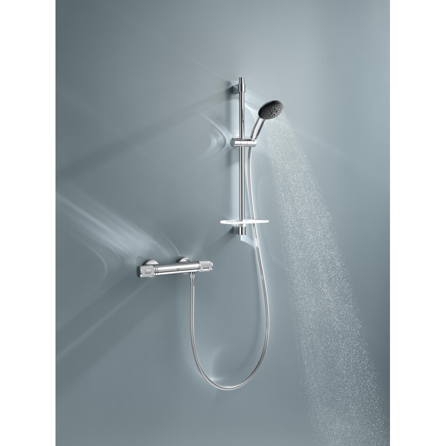 GROHE 34791001 - Conjunto de duche termostático PRECISION FEEL 600 mm cromado