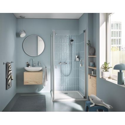 GROHE 34805001 - Conjunto de duche com misturador termostático PRECISION FLOW DN 15, cromo brilhante