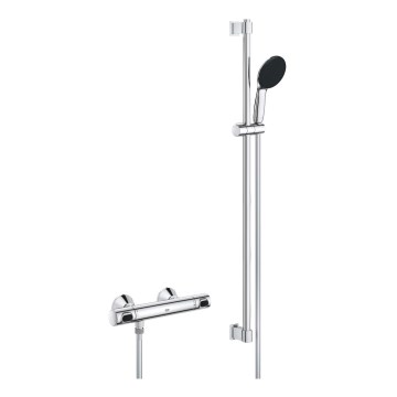 GROHE 34805001 - Conjunto de duche com misturador termostático PRECISION FLOW DN 15, cromo brilhante