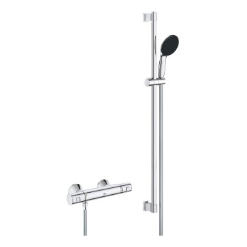GROHE 34854001 - Conjunto de duche com misturador termostático PRECISION START 900 mm cromado brilhante