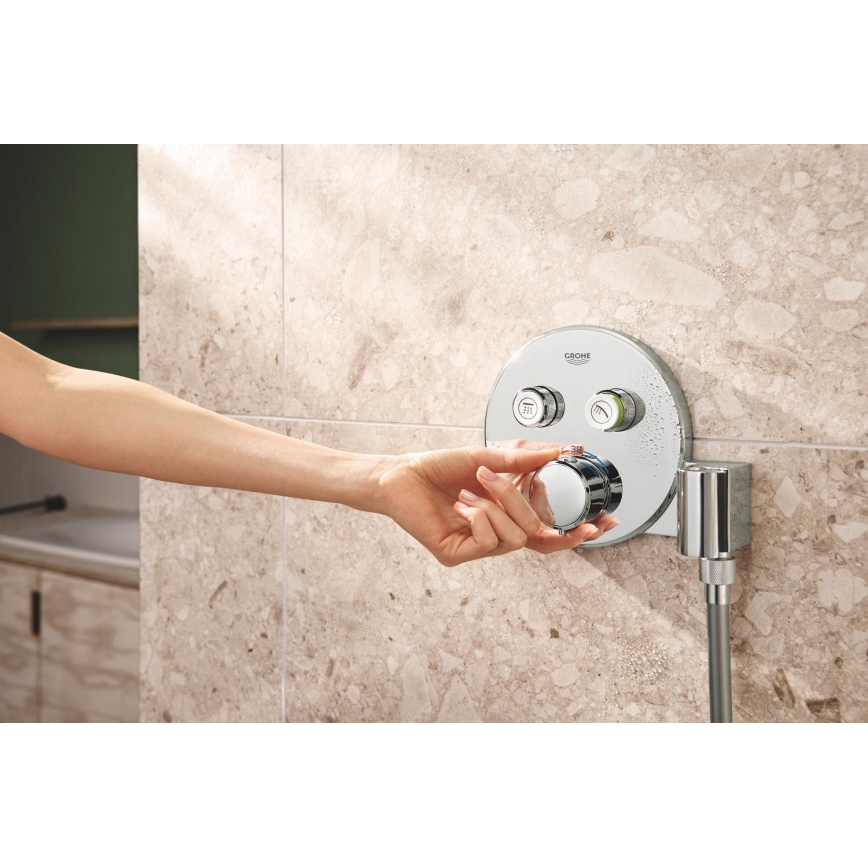 GROHE 34877000 - Sistema de duche VITALIO RAIN MONO 310 cromado brilhante