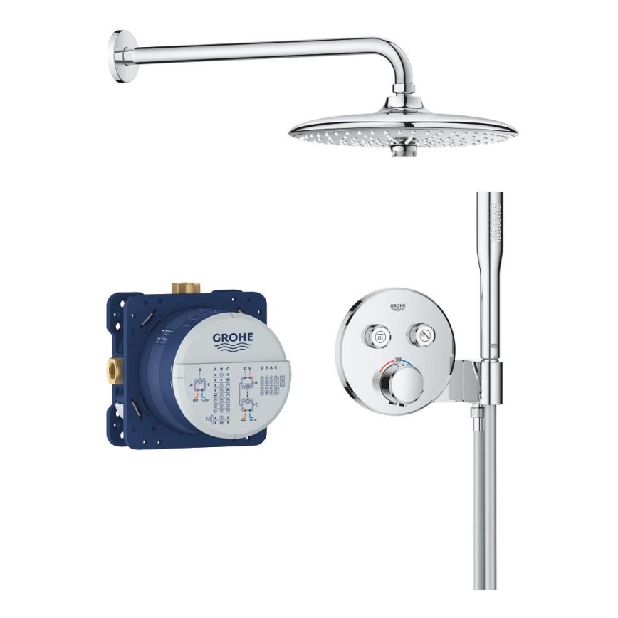 GROHE 34878000 - Sistema de duche PRECISION SMARTCONTROL 260 mm, cromado brilhante