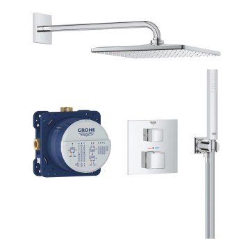 GROHE 34879000 - Sistema de duche encastrado PRECISION CUBE 310 × 310 mm cromado