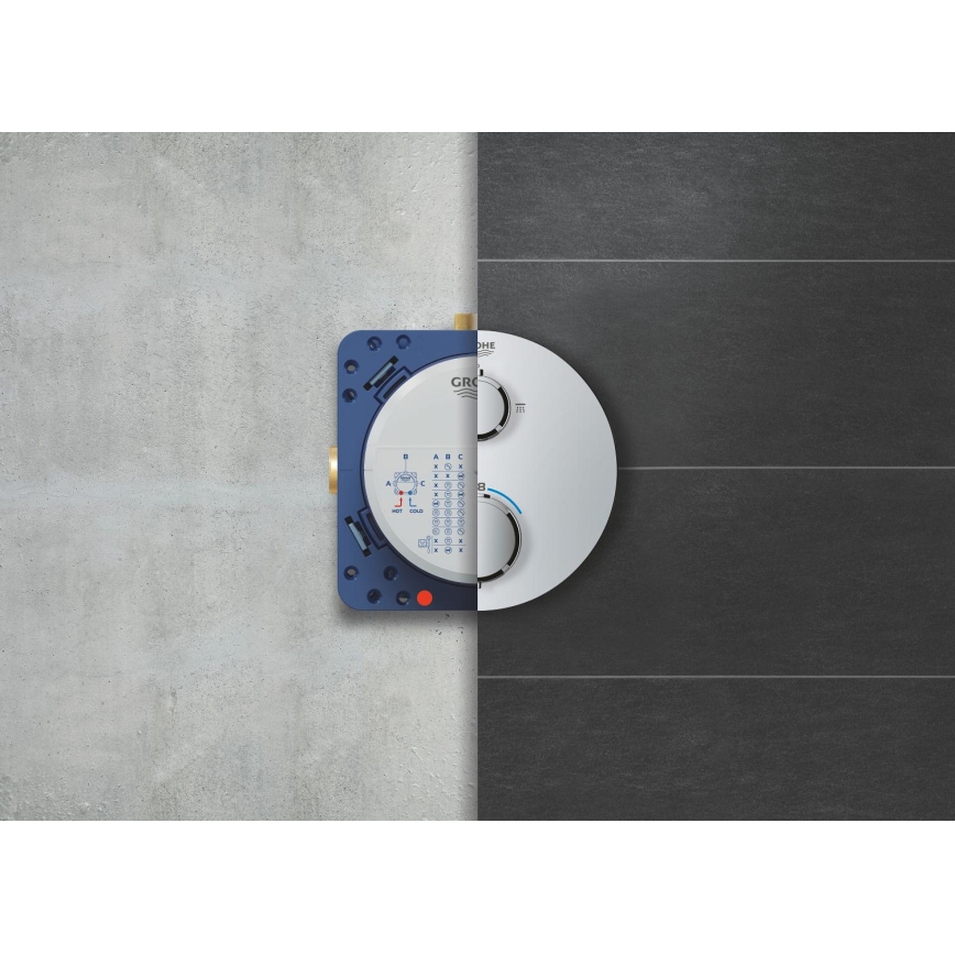 GROHE 34880000 - Bateria de duche estática encastrada GROHTHERM SMARTCONTROL cromo