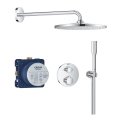 GROHE 34880000 - Conjunto de duche com misturador encastrado GROHTHERM SMARTCONTROL, acabamento cromado brilhante