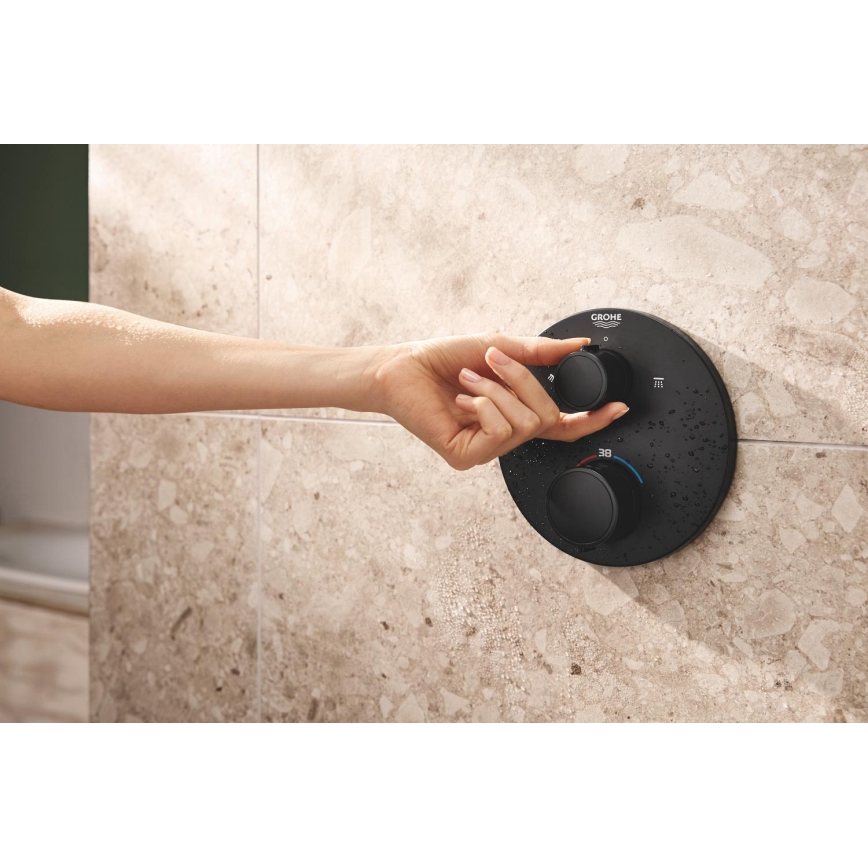 GROHE 348832430 - Conjunto de duche VITALIO START 250 mm preto