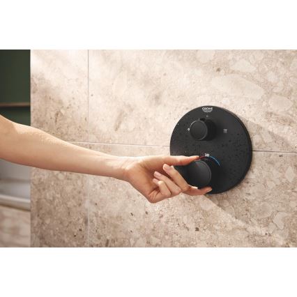 GROHE 348832430 - Conjunto de duche VITALIO START 250 mm preto