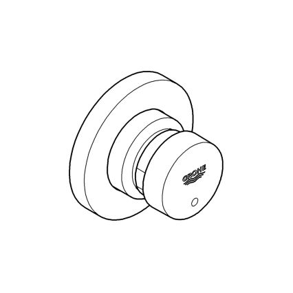 GROHE 36268000-Válvula de passagem com fecho automático EUROECO COSMOPOLITAN T DN 15 cromado