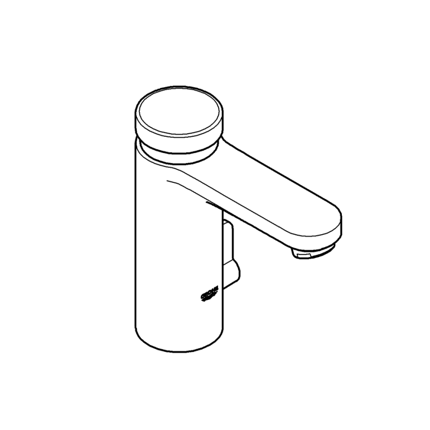 GROHE 36317000 - Torneira de lavatório com fecho automático EUROSMART COSMOPOLITAN T cromado