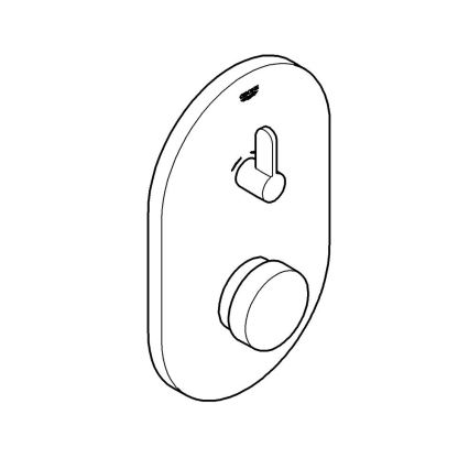 GROHE 36321000 - Misturador de duche temporizado EUROSMART COSMOPOLITAN T cromado
