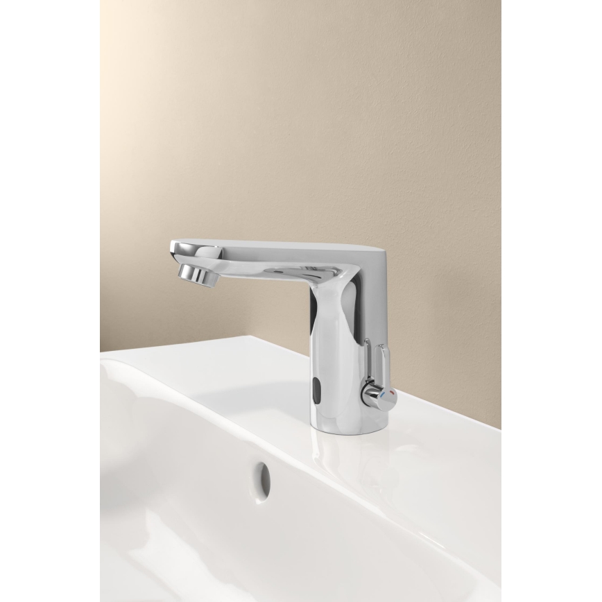 GROHE 36366002 - Torneira electrónica para lavatório GET E, cromado brilhante