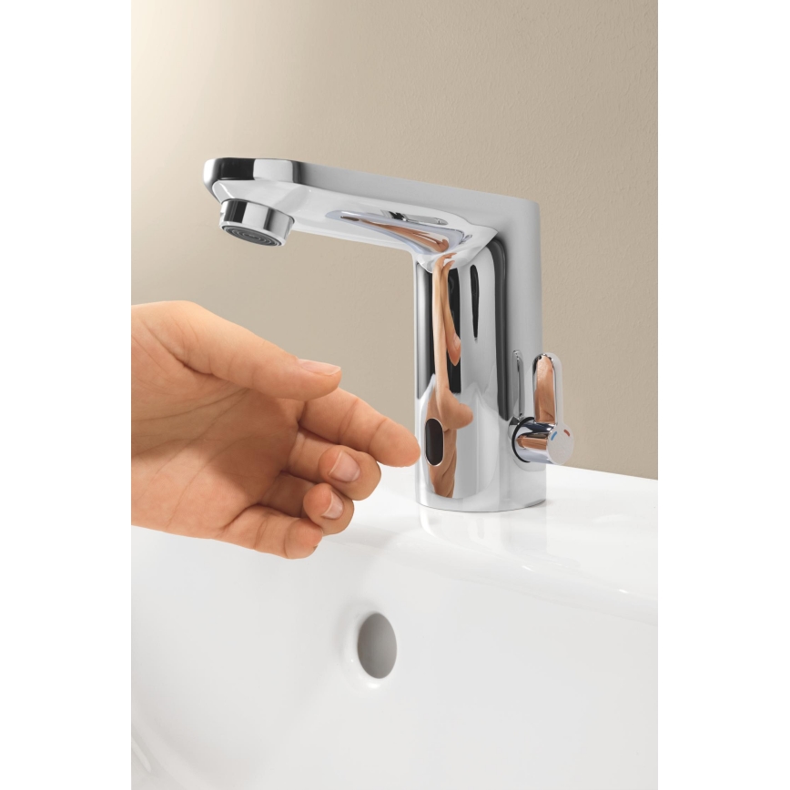 GROHE 36366002 - Torneira electrónica para lavatório GET E, cromado brilhante