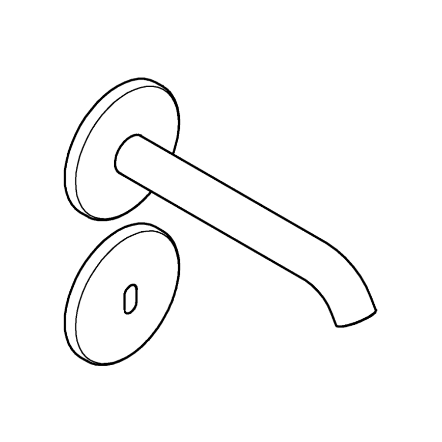 GROHE 36447000 - Torneira eletrônica com sensor infravermelho ESSENCE E 182 mm cromado brilhante