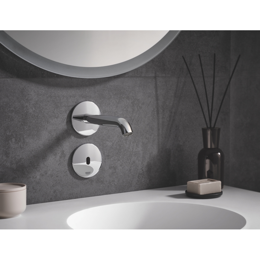 GROHE 36447000 - Torneira eletrônica com sensor infravermelho ESSENCE E 182 mm cromado brilhante