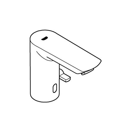 GROHE 36453000 - Torneira eletrónica para lavatório com sensor infravermelho BAU COSMOPOLITAN E 123 mm cromado