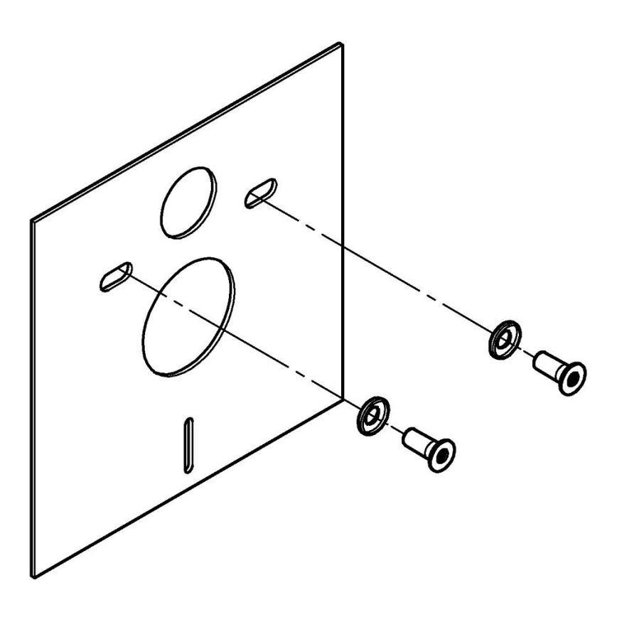 GROHE 37131000 - Conjunto de fecho amortecido para sanita branco