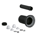 GROHE 37311K00 - Conjunto de alimentação e descarga para WC 150 mm, preto