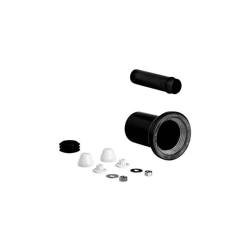 GROHE 37311K00 - Conjunto de alimentação e descarga para WC 150 mm, preto