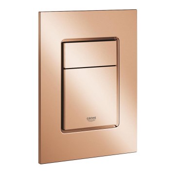 GROHE 37535DA0 - Placa de acionamento SKATE COSMOPOLITAN S 130 × 172 mm, bronze