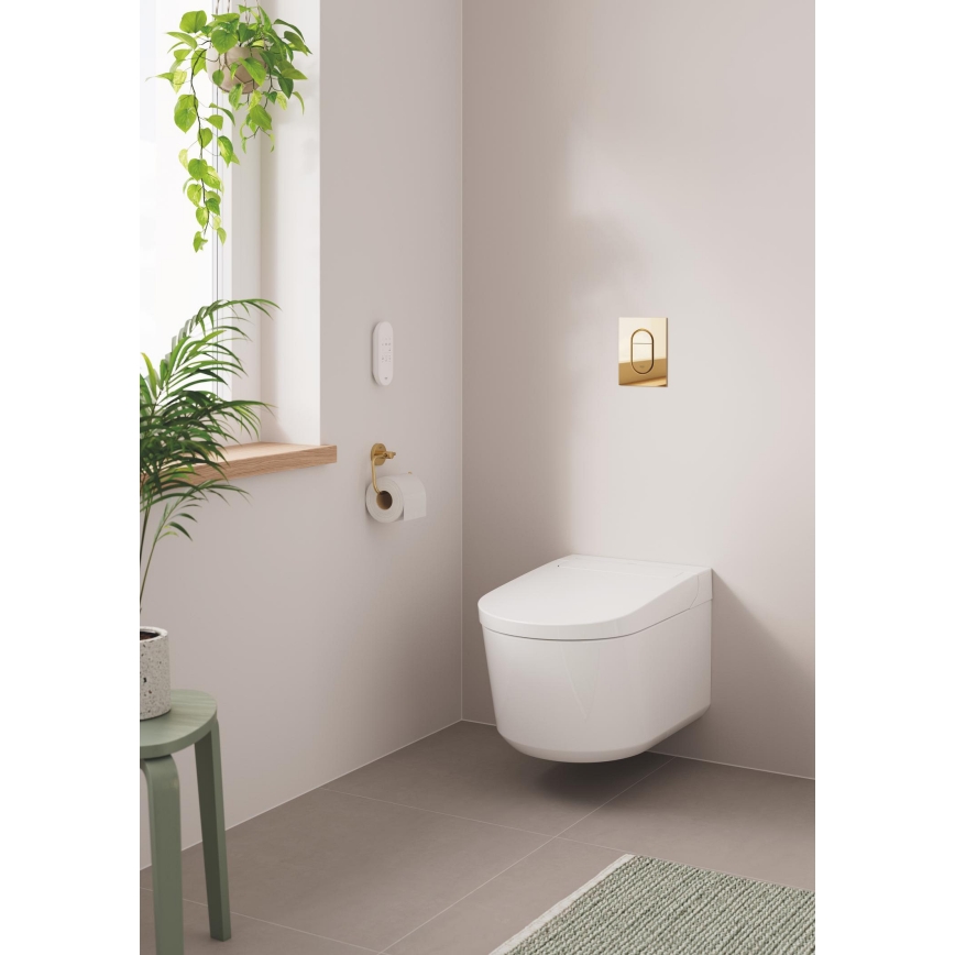 GROHE 37624GL0 - Placa de acionamento ARENA COSMOPOLITAN S 130 × 172 mm dourada