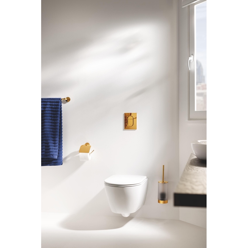 GROHE 37624GL0 - Placa de acionamento ARENA COSMOPOLITAN S 130 × 172 mm dourada