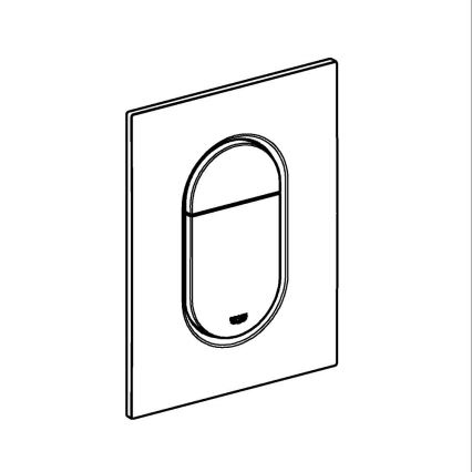 GROHE 37624GN0 - Botão de acionamento ARENA COSMOPOLITAN S 130 × 172 mm dourado