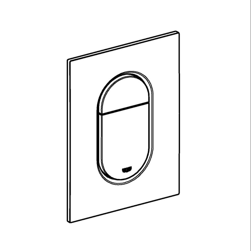 GROHE 37624GN0 - Botão de acionamento ARENA COSMOPOLITAN S 130 × 172 mm dourado