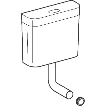 GROHE 37791SH0 - Cisterna de descarga PS branca