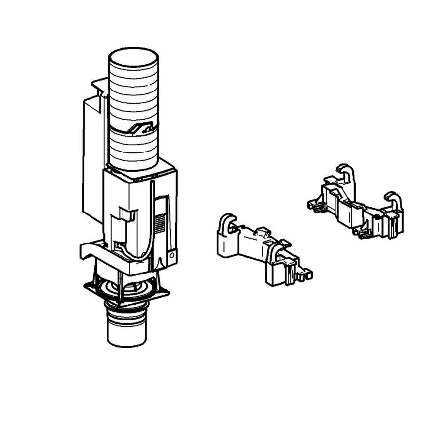 GROHE 38736000 - Kit de conversão para descarga dupla GD 2