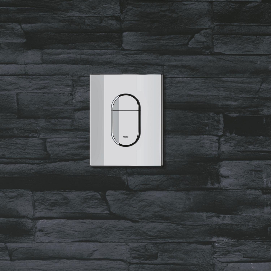 GROHE 38844000 - Botão de descarga ARENA COSMOPOLITAN 156 × 197 mm cromado