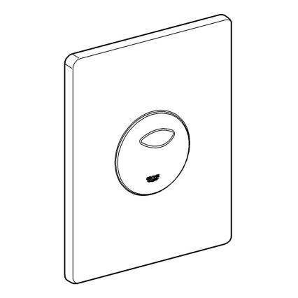 GROHE 38862SH0 - Botão de acionamento SKATE 156 × 197 mm branco