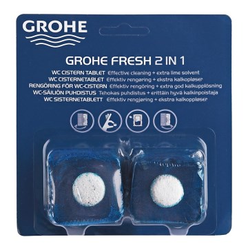 GROHE 38882000 - pastilhas para WC FRESH espuma em gel/brancas