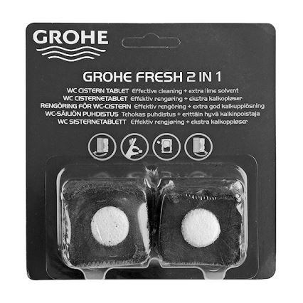 GROHE 38882000 - pastilhas para WC FRESH espuma em gel/brancas