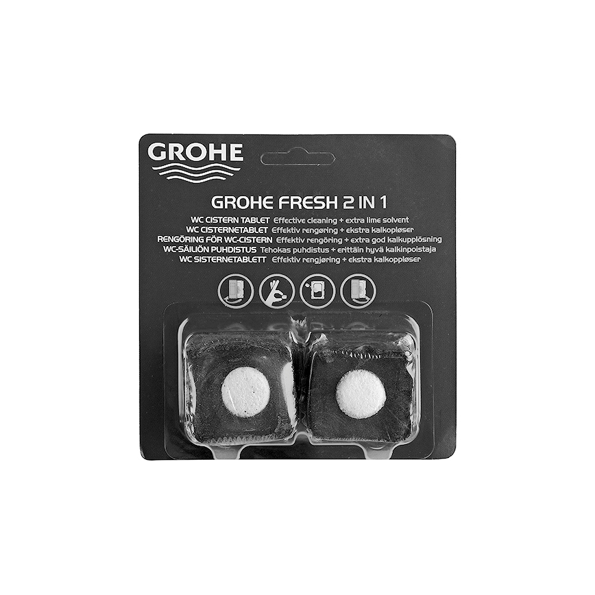 GROHE 38882000 - pastilhas para WC FRESH espuma em gel/brancas