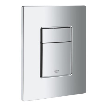 GROHE 38966000 - Botão de acionamento EVEN 156 × 197 mm cromado brilhante