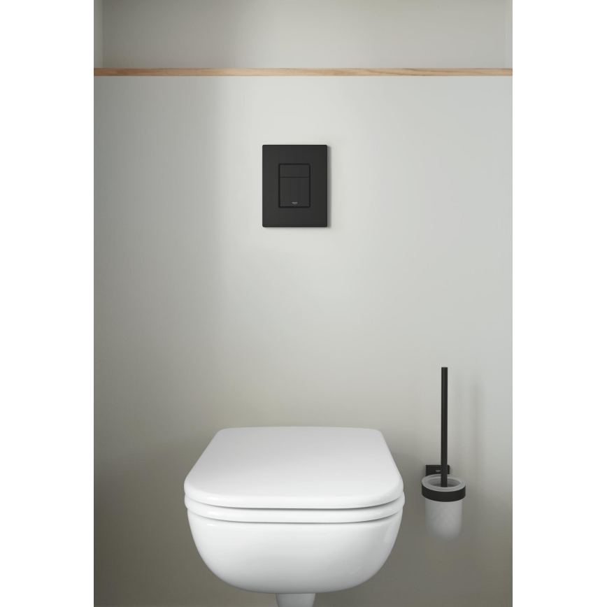 GROHE 389662430 - Placa de acionamento EVEN 156 × 197 mm preta