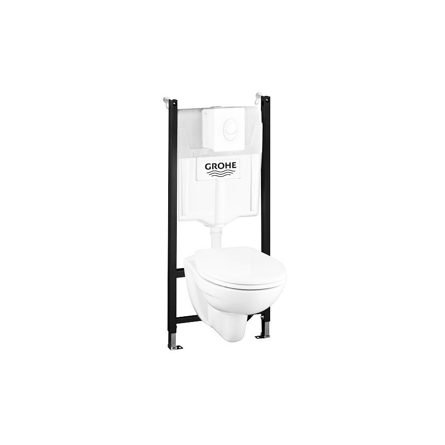 GROHE 39116000 - Conjunto 4 em 1 SOLIDO COMPACT 1,13 m branco durável