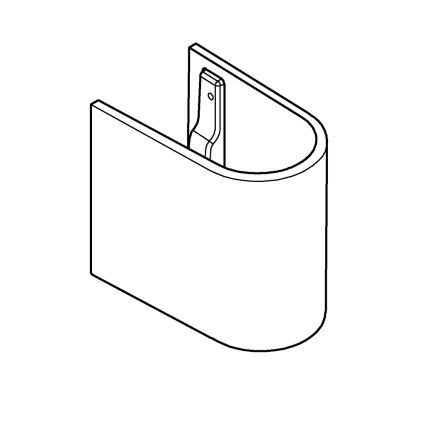 GROHE 39201000 - Meia-coluna EURO CERAMIC 210 × 300 × 322 mm cerâmica/branco